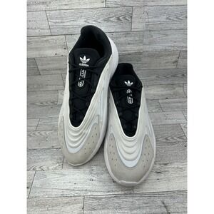 Adidas Ozelia Shoes Sneakers‎ White Grey Black Lace Up Mens US 10.5 Low Top